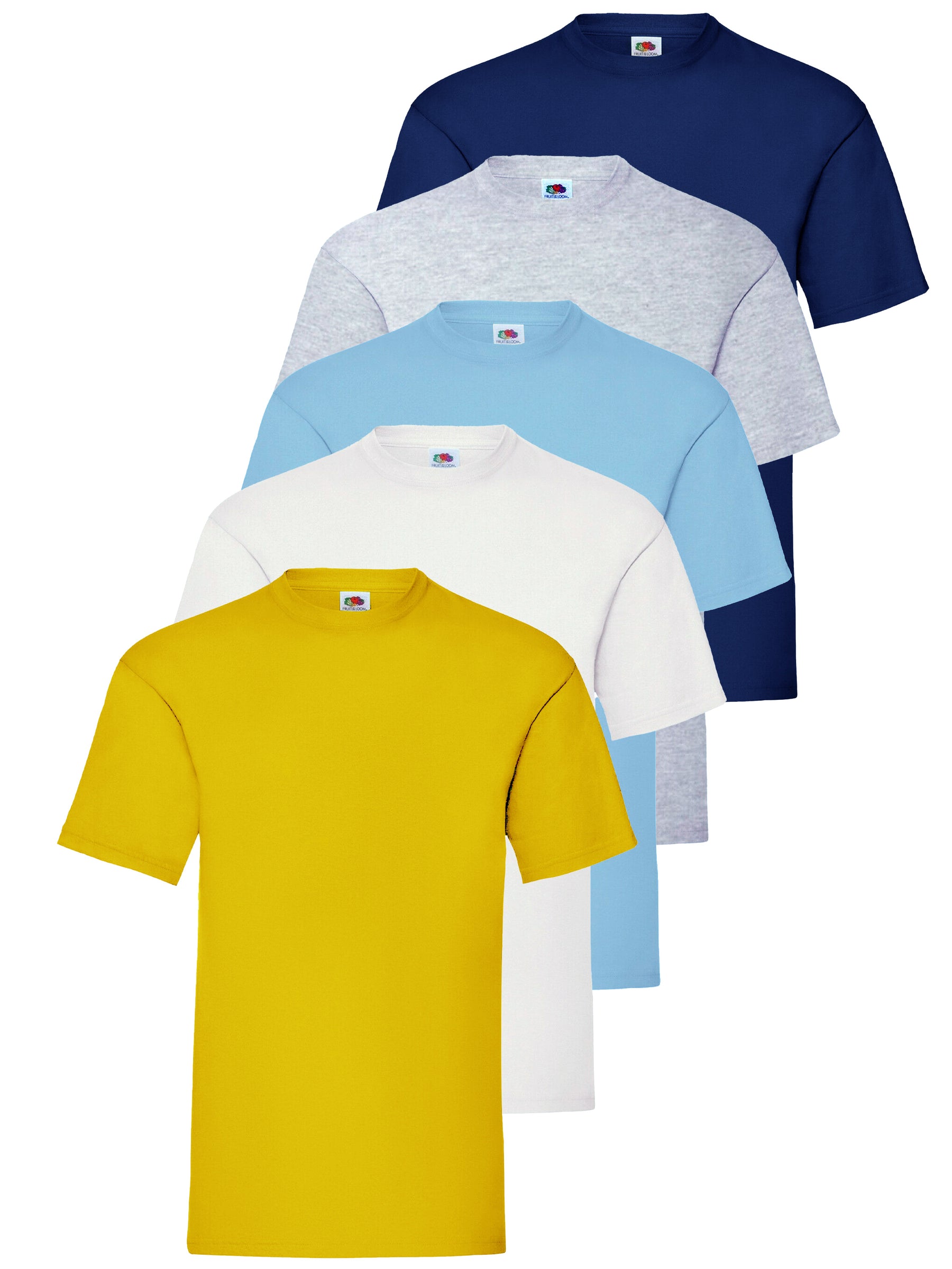 Fruit of the Loom Mens 5 Pack T-Shirts