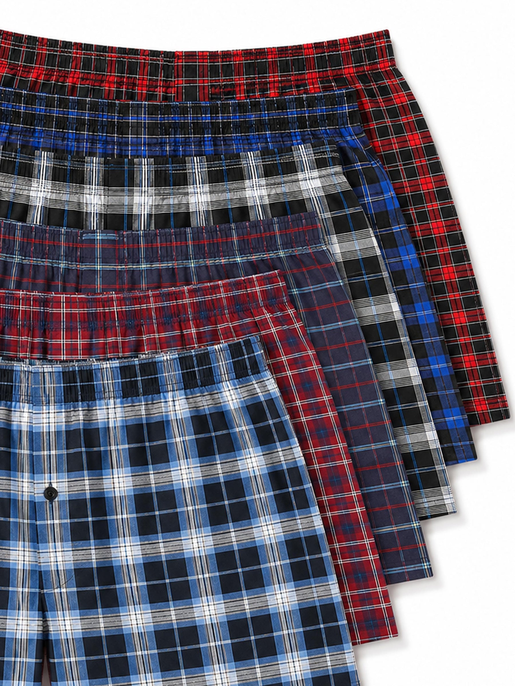 Kruze | Mens Woven Boxers Assorted 6 Pack