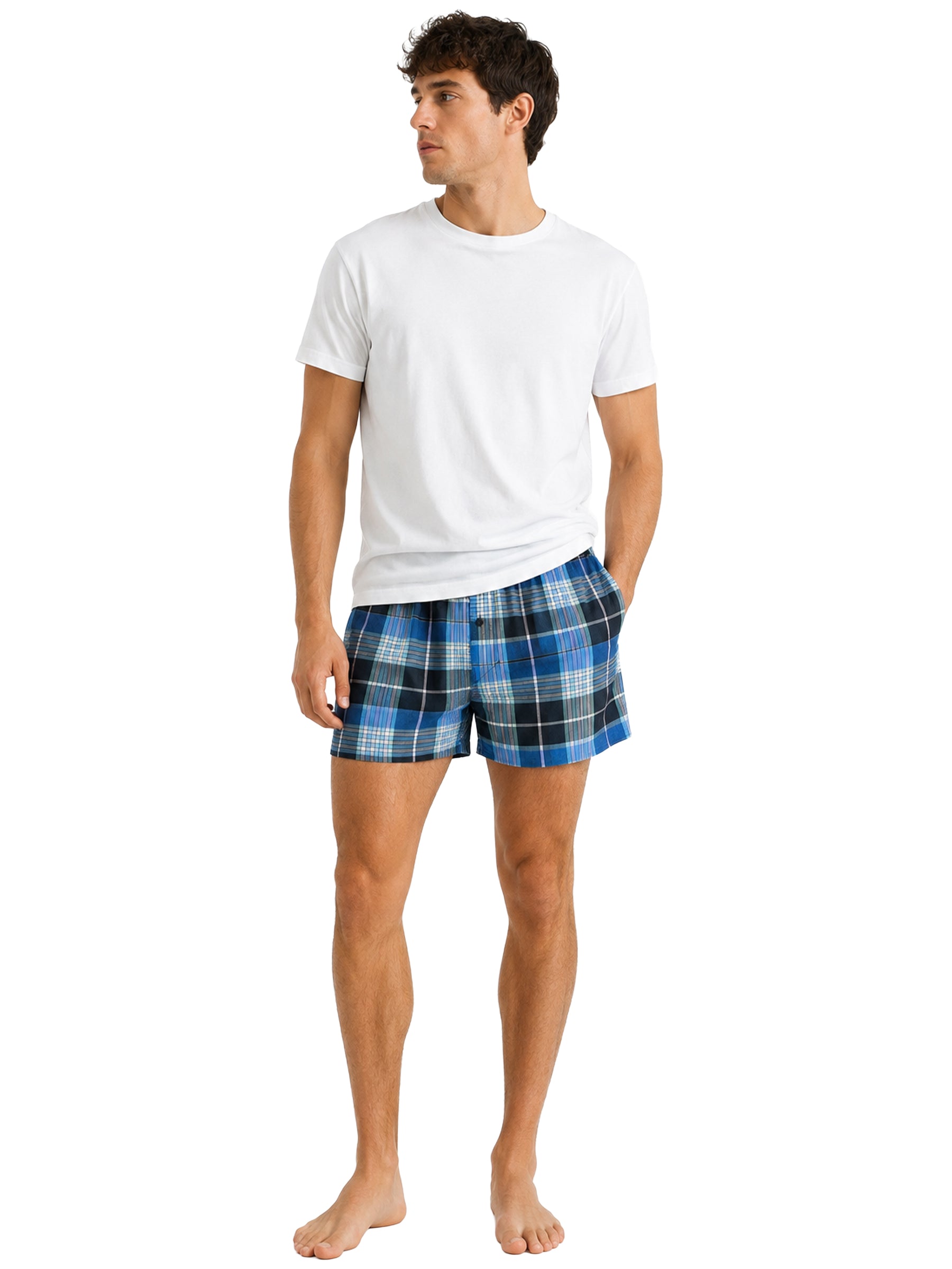 Kruze | Mens Woven Boxers Assorted 6 Pack