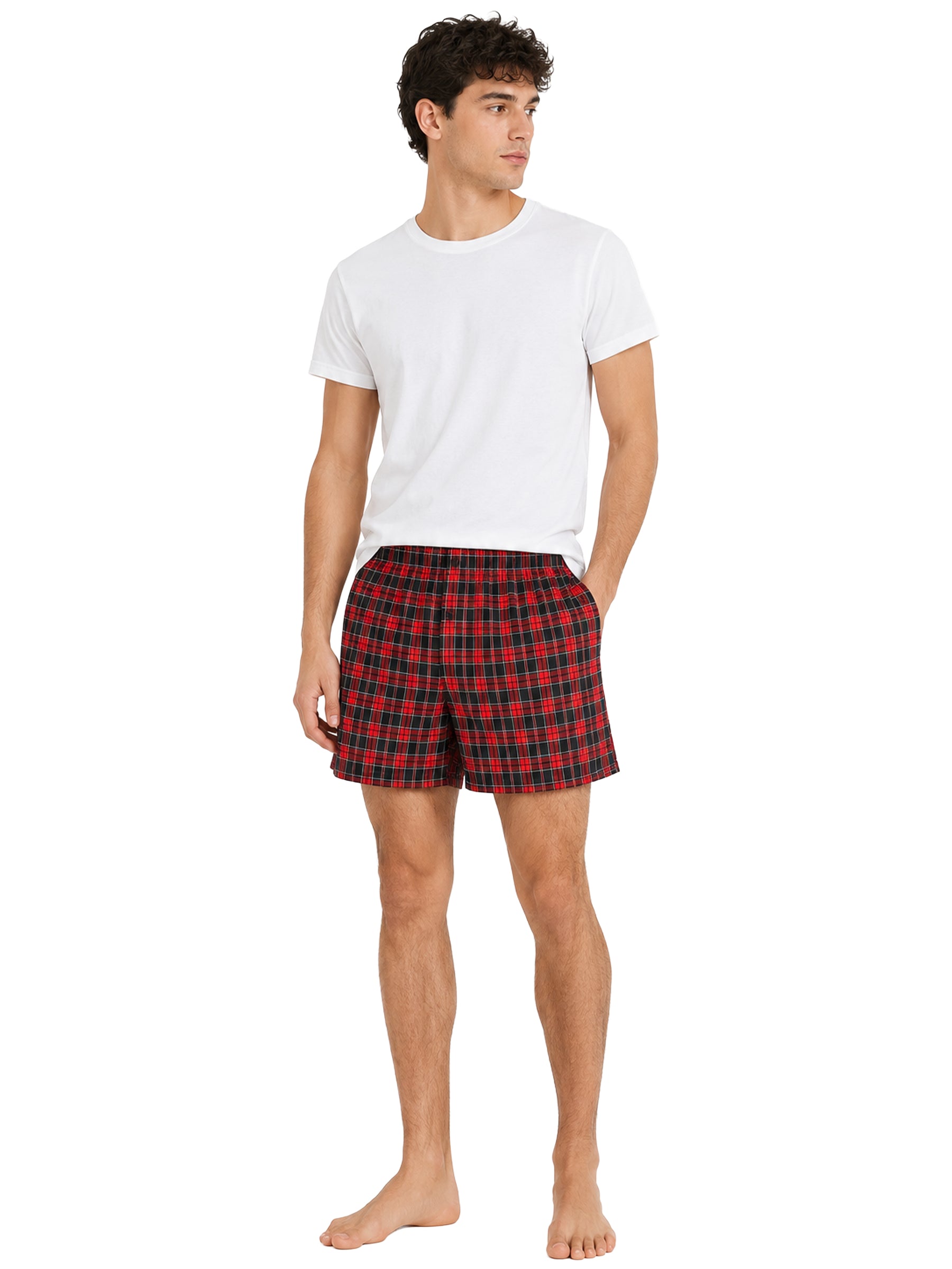 Kruze | Mens Woven Boxers Assorted 6 Pack