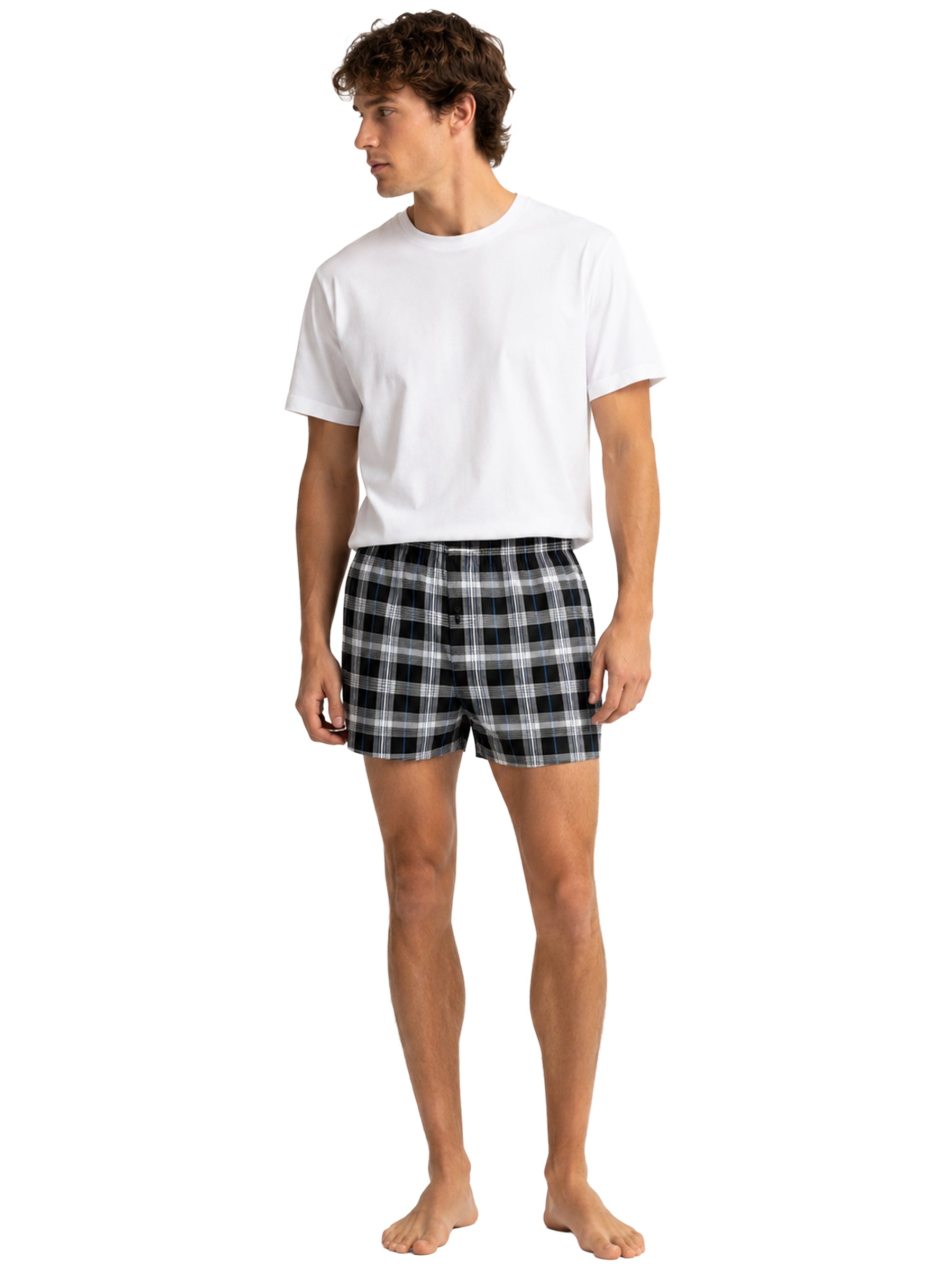 Kruze | Mens Woven Boxers Assorted 6 Pack