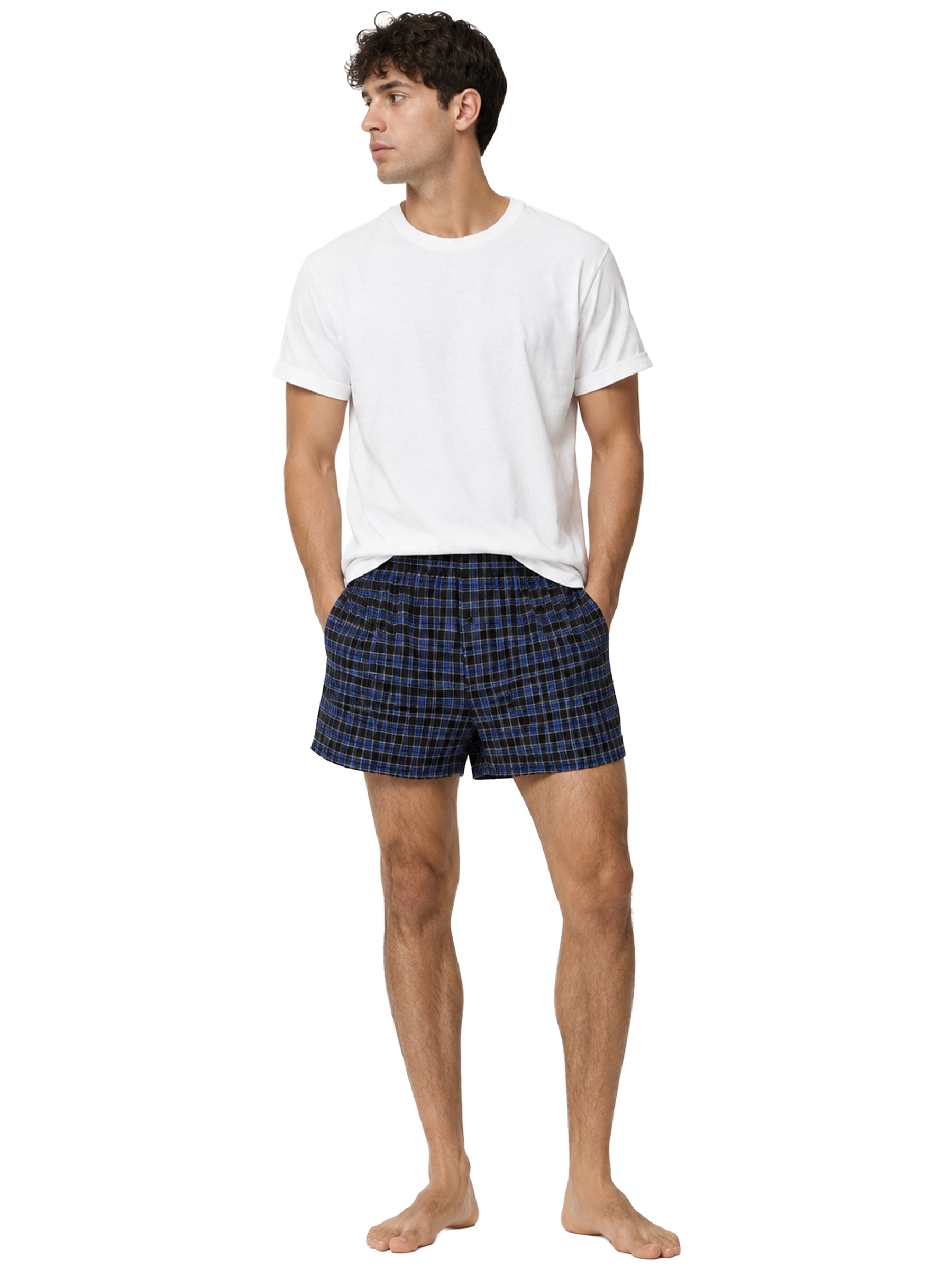 Kruze | Mens Woven Boxers Assorted 6 Pack