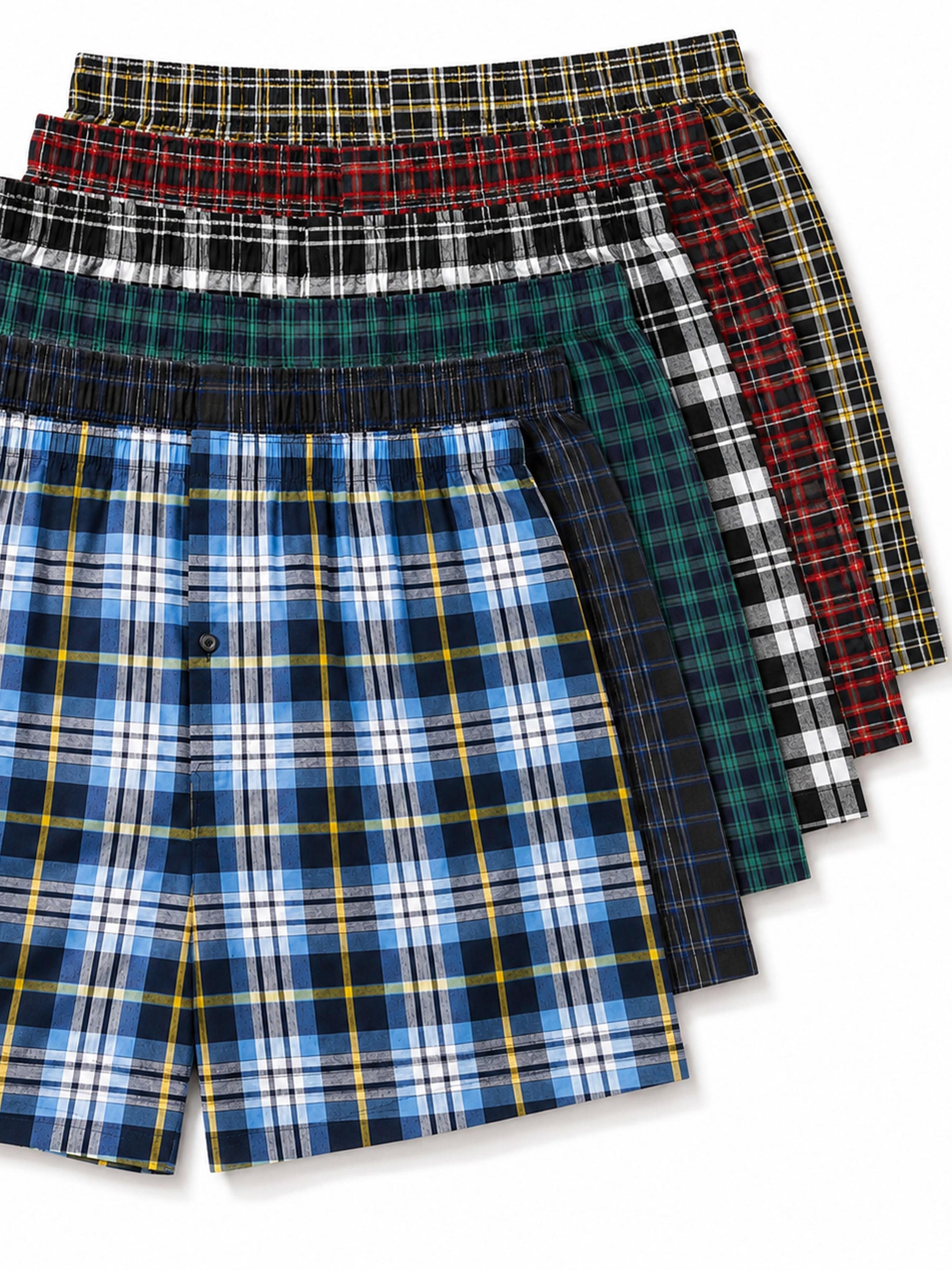 Kruze | Mens Woven Boxers Assorted 6 Pack