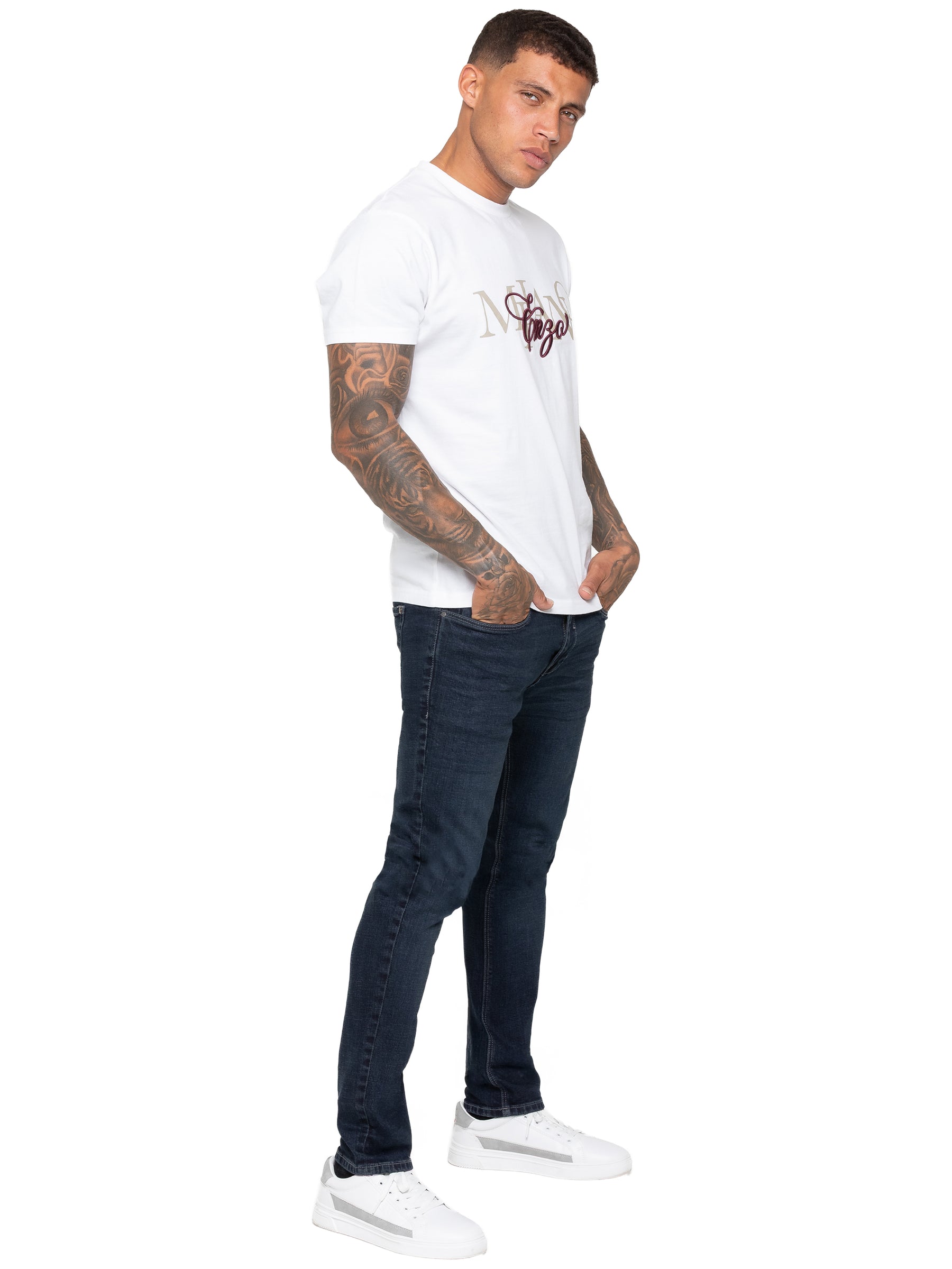 Enzo Milano | Men’s Classic Tapered Jeans
