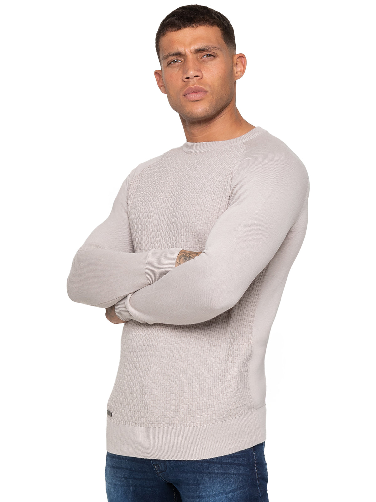 Enzo | Mens Crew Neck Knit Jumper