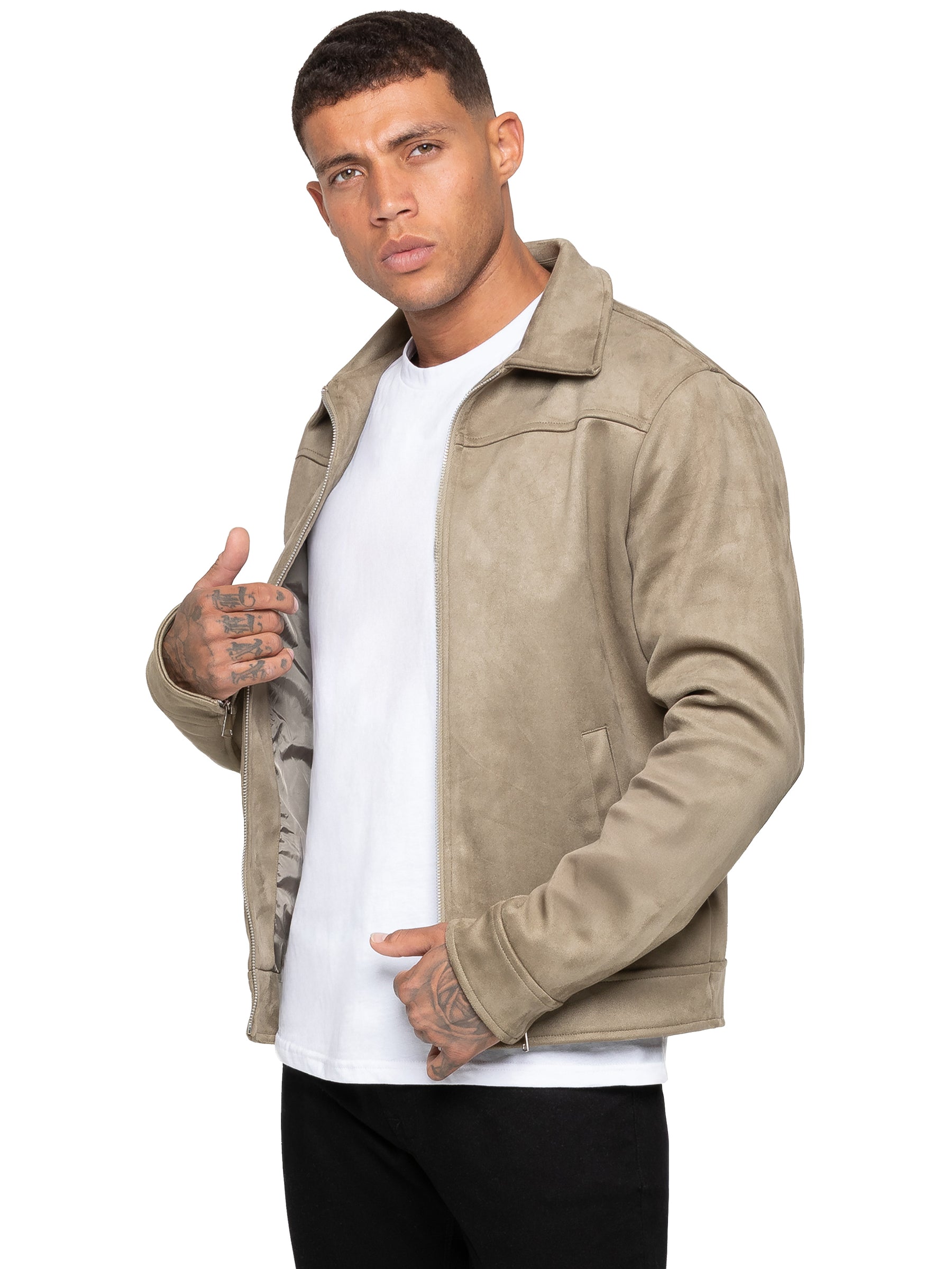 Enzo Milano | Mens Suede Jacket