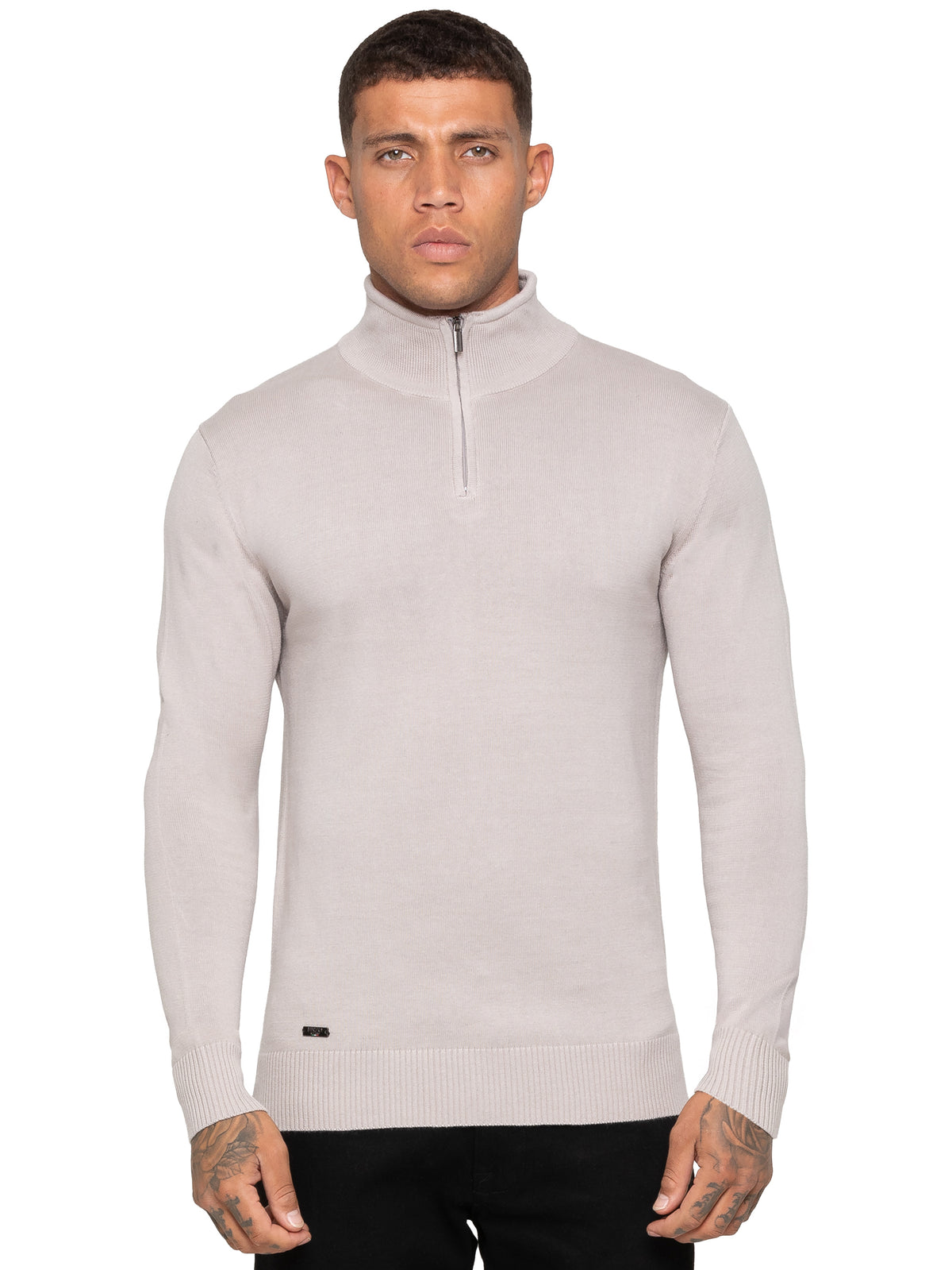 Enzo Milano | Mens Funnel Neck Knit Jumper