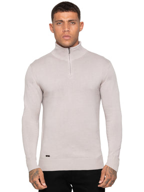Enzo Milano | Mens Funnel Neck Knit Jumper