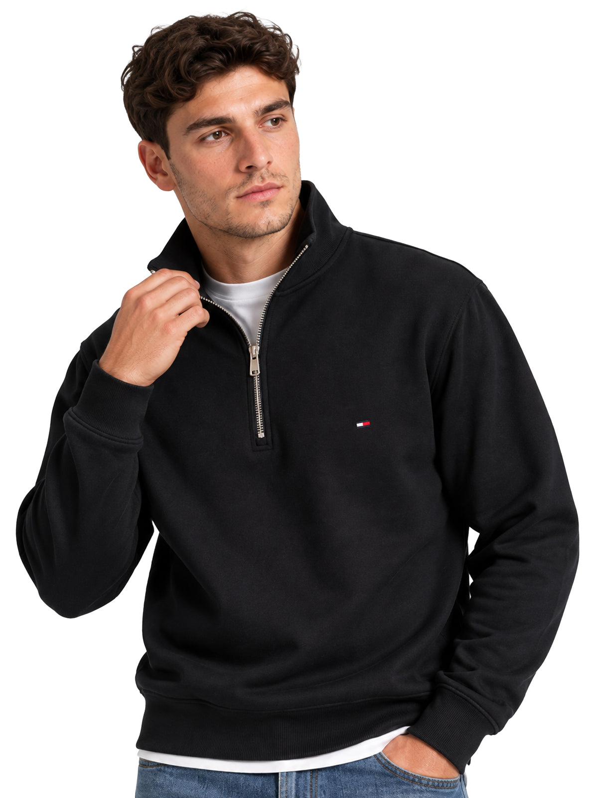 Tommy Hilfiger | Mens Half Zip Sweatshirt