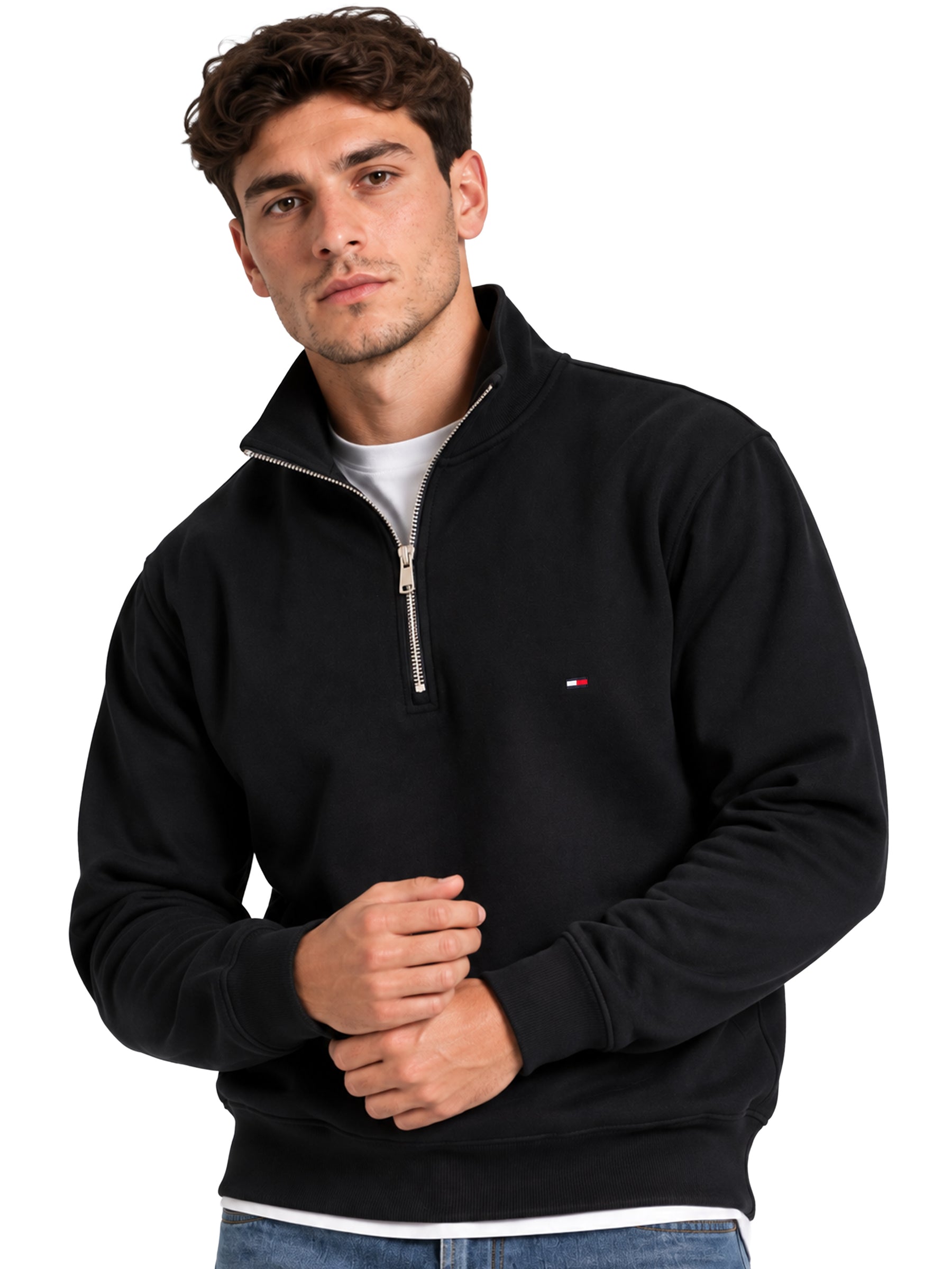 Tommy Hilfiger | Mens Half Zip Sweatshirt