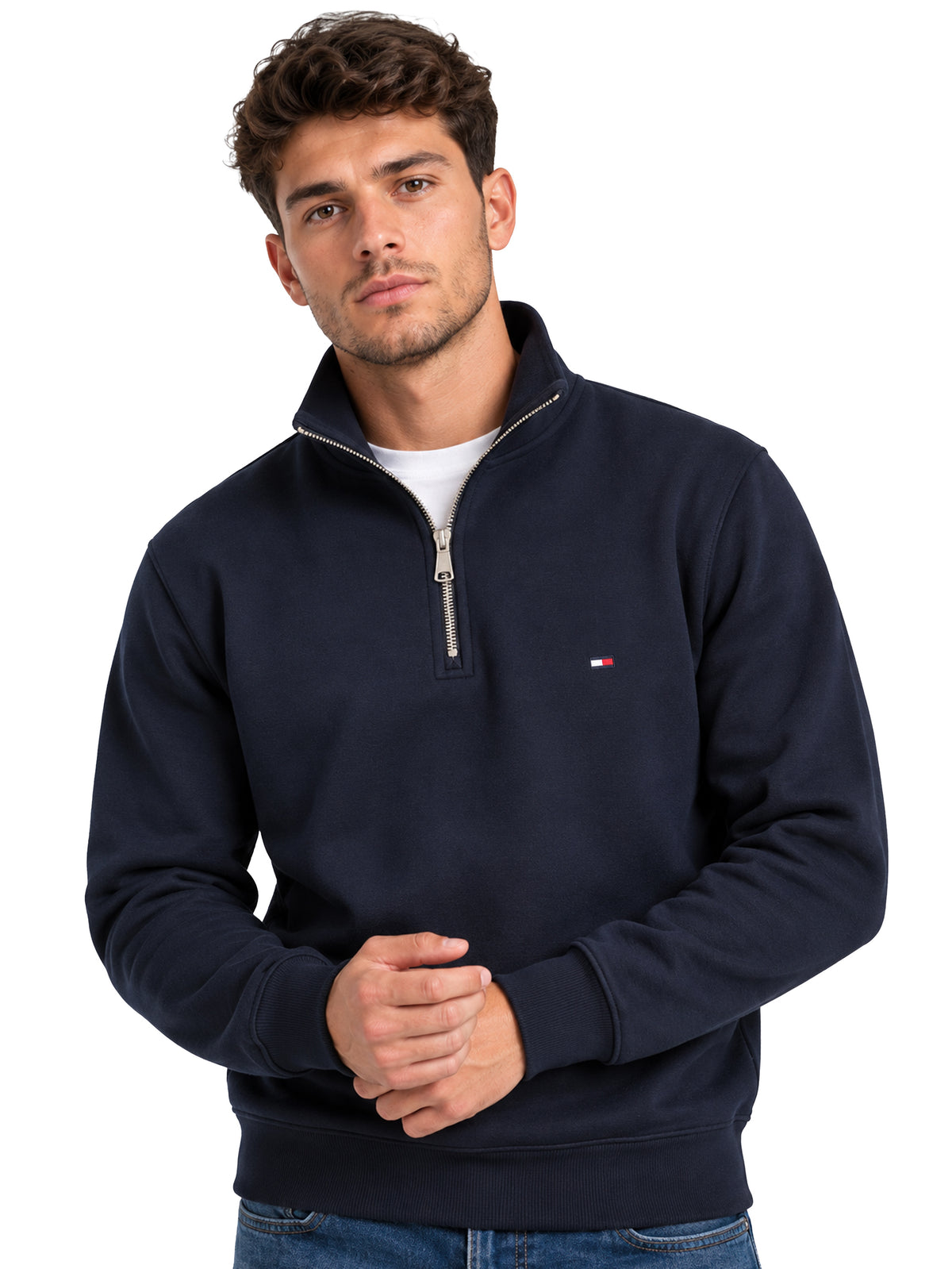 Tommy Hilfiger | Mens Half Zip Sweatshirt