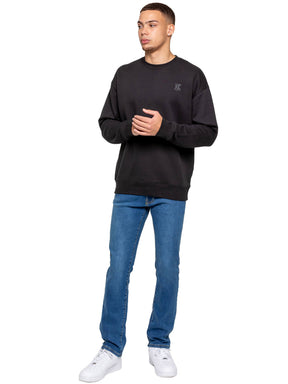 Kruze | Mens Fleece Hooded Sweatshirt Top