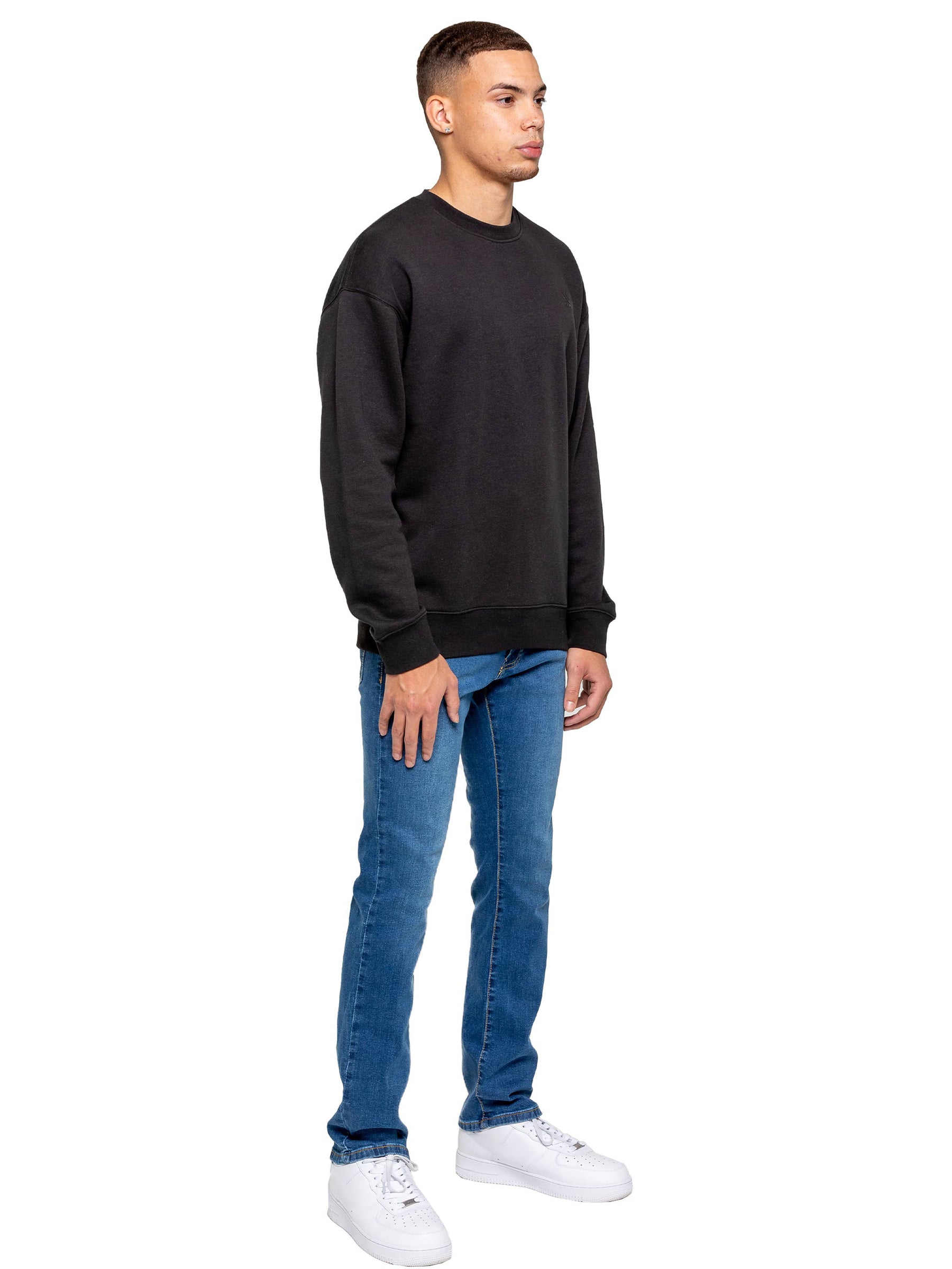 Kruze | Mens Fleece Hooded Sweatshirt Top