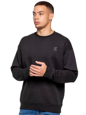 Kruze | Mens Fleece Hooded Sweatshirt Top