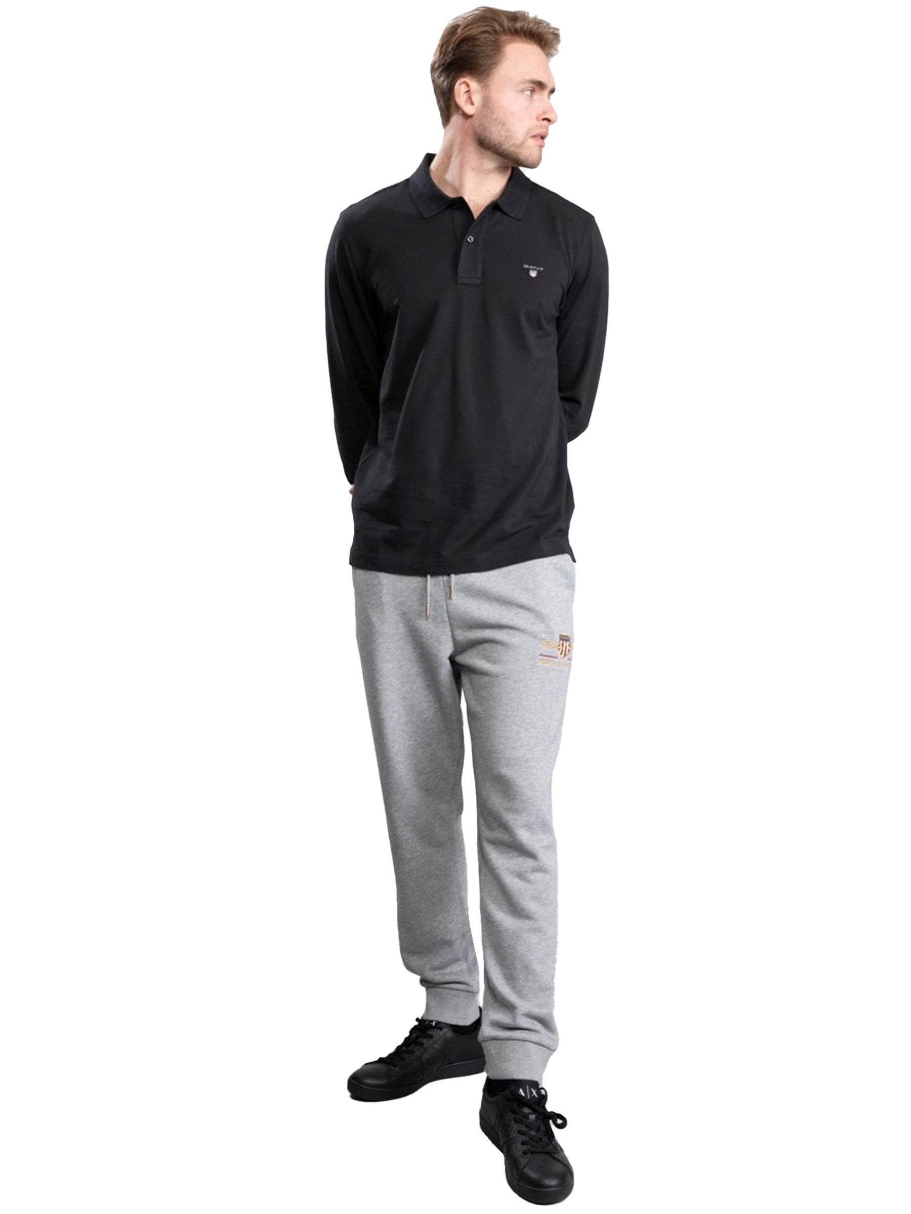 GANT_POLO_LS Copy of Gant | Mens Long Sleeve Polo Shirt GANT RAWDENIM