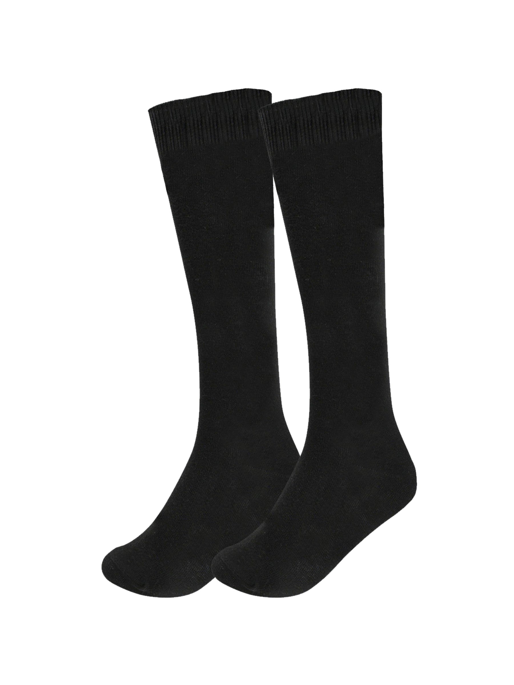 Ladies Girls Knee High Socks 6 Pack
