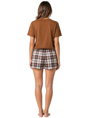 Kruze | Womens Pyjama Set - T-Shirt & Shorts