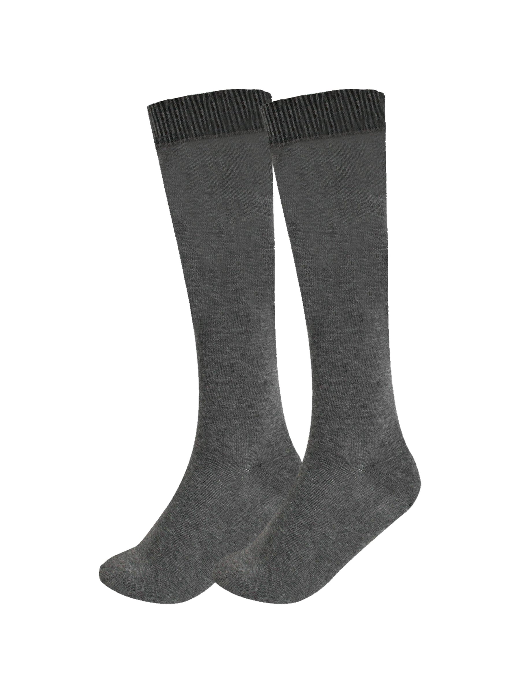 Ladies Girls Knee High Socks 6 Pack