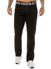 EZ399 MSW Copy of Mens Designer Blue Regular Tapered Fit Denim Jeans | Enzo Designer Menswear ENZO RAWDENIM