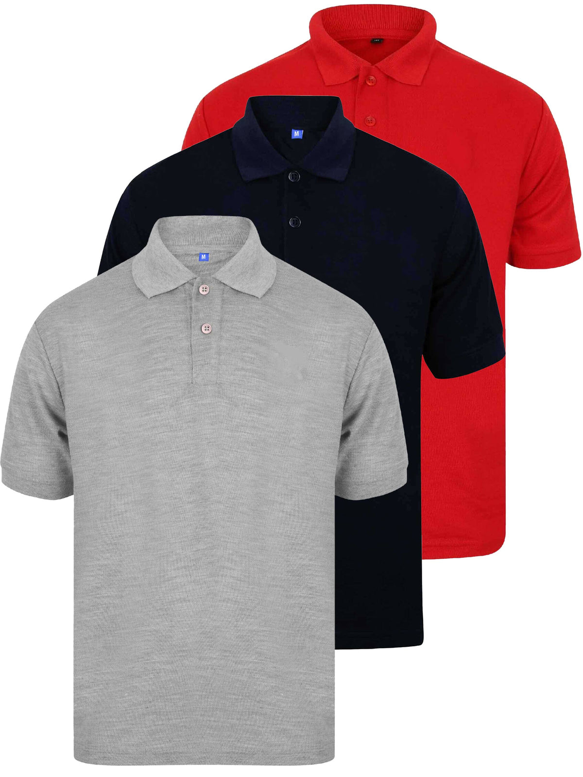 KZPL105 3PK Kruze | Mens Polo T-Shirts (3 Pack) (Copy) KRUZE RAWDENIM