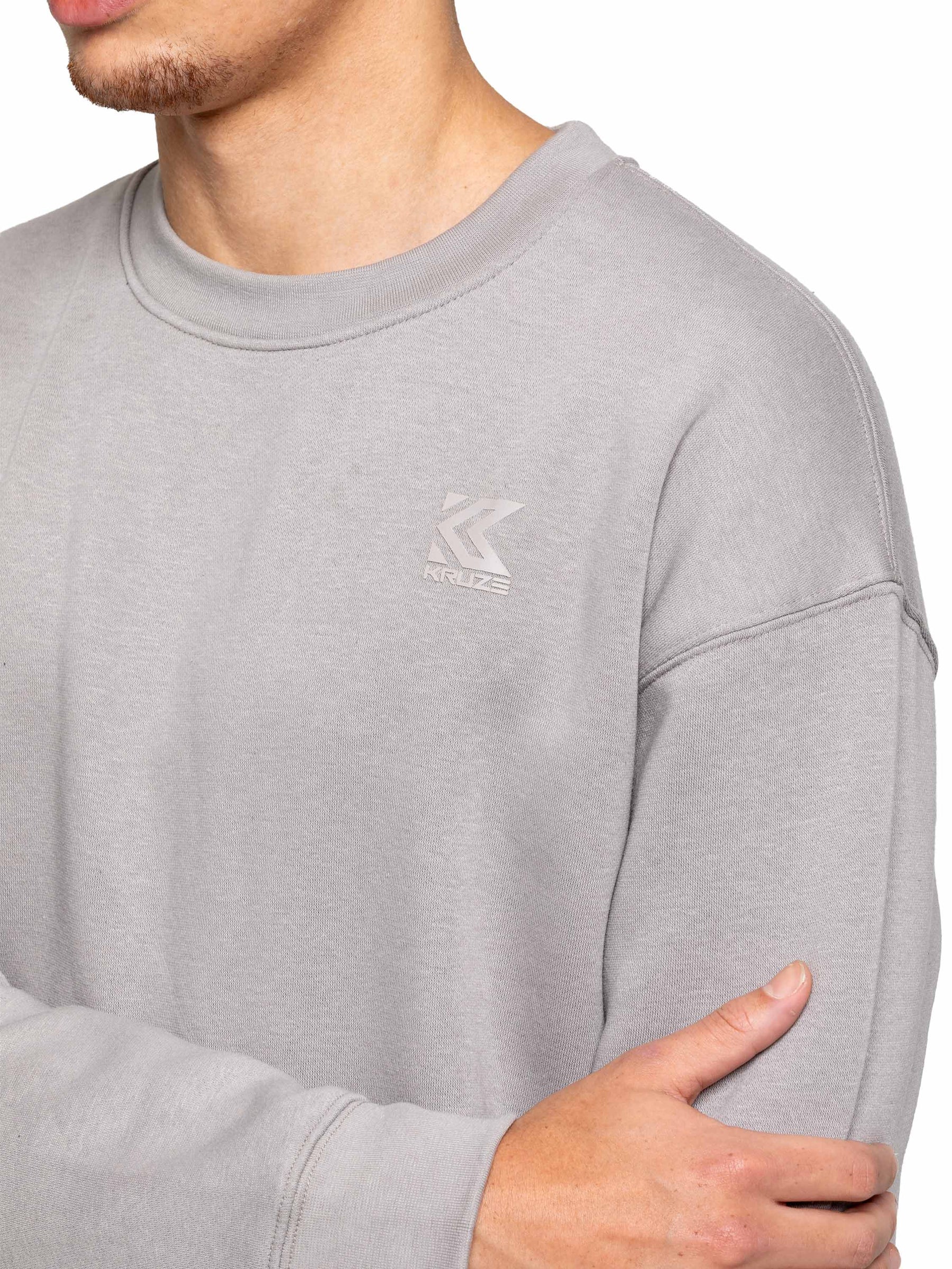 Kruze | Mens Fleece Hooded Sweatshirt Top