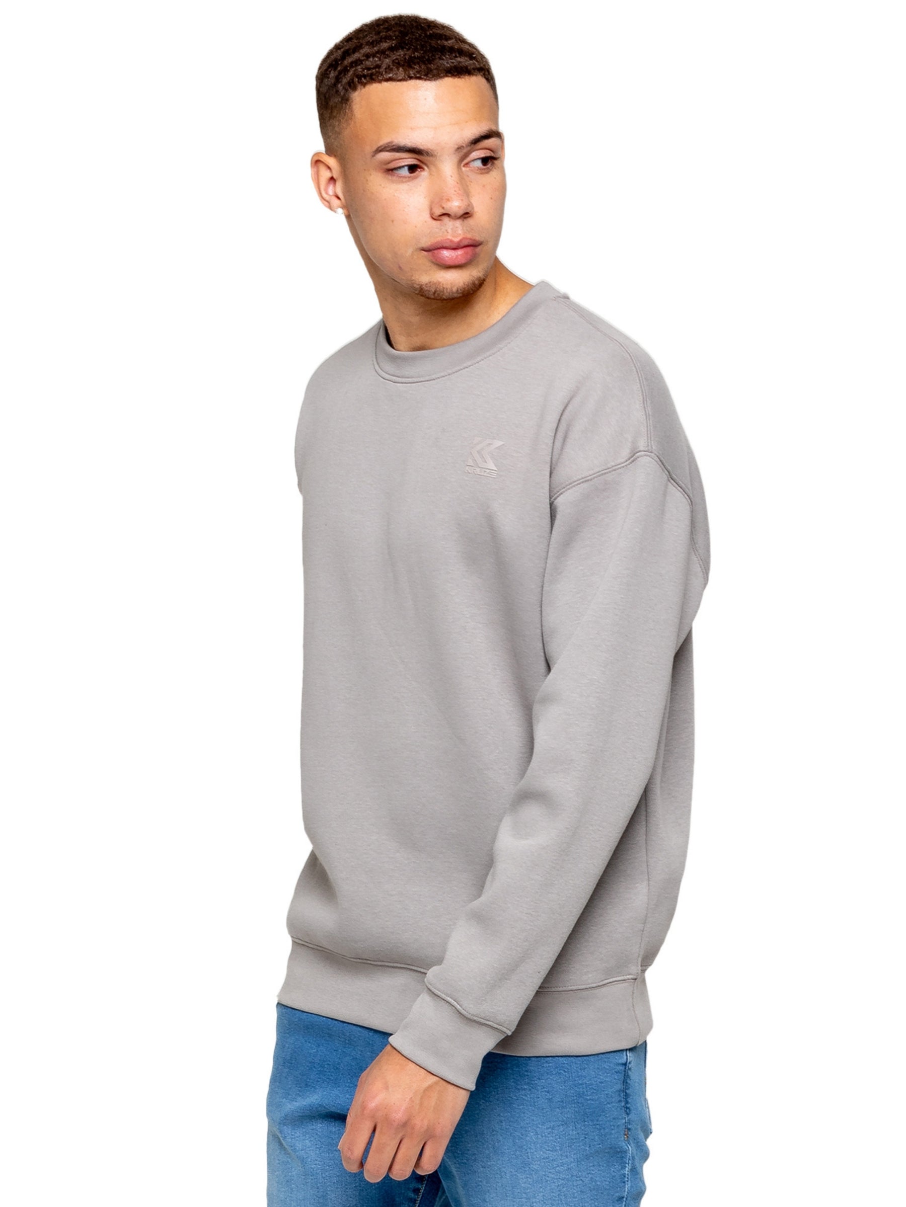 Kruze | Mens Fleece Hooded Sweatshirt Top