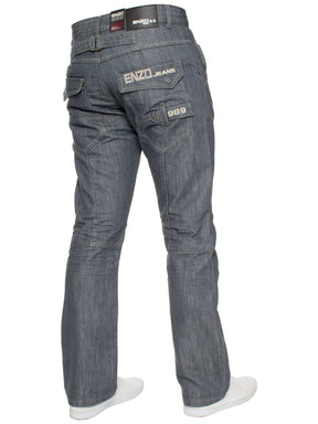 MIGUEL Copy of Enzo Mens Miguel Straight Leg Denim Jeans ENZO RAWDENIM