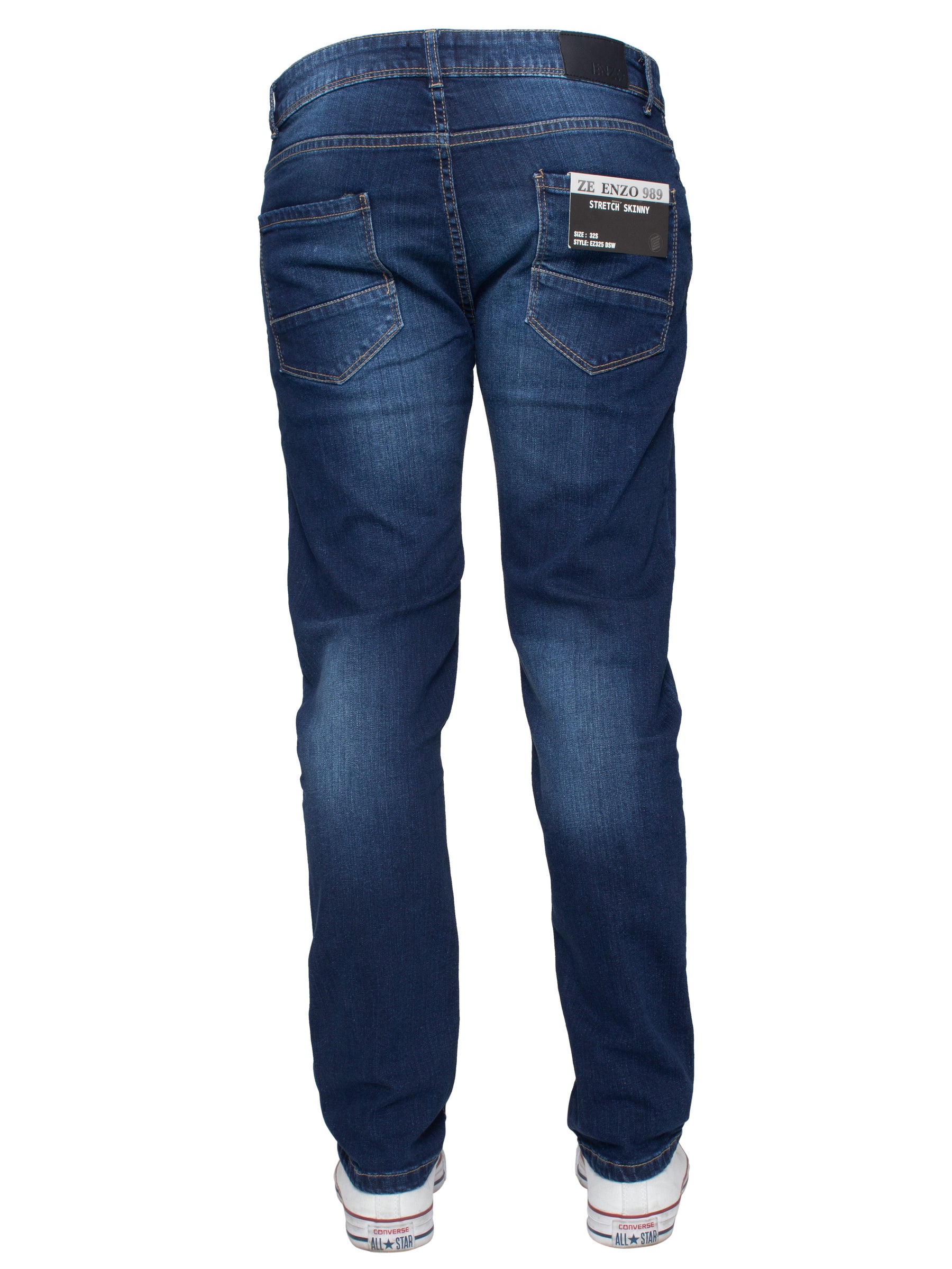 Enzo Mens Hernando Slim Fit Jeans ENZO RAWDENIM