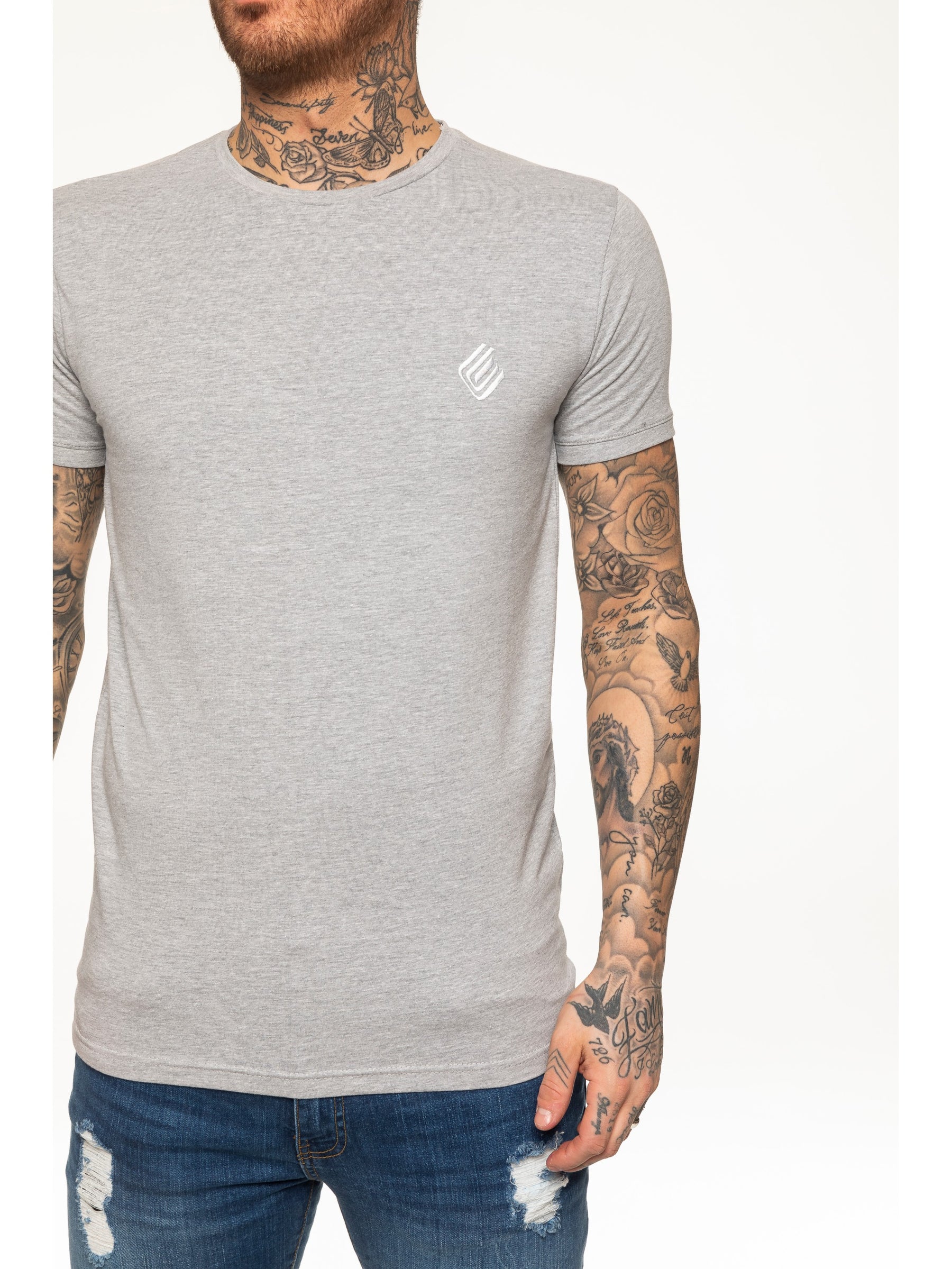 Enzo | Mens Slim Fit T-shirt and Shorts Set