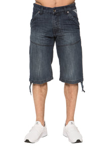 Enzo | Mens Cargo Denim Shorts