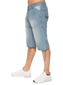 EZS243 - EZS244 Enzo | Mens Cargo Denim Shorts ENZO RAWDENIM