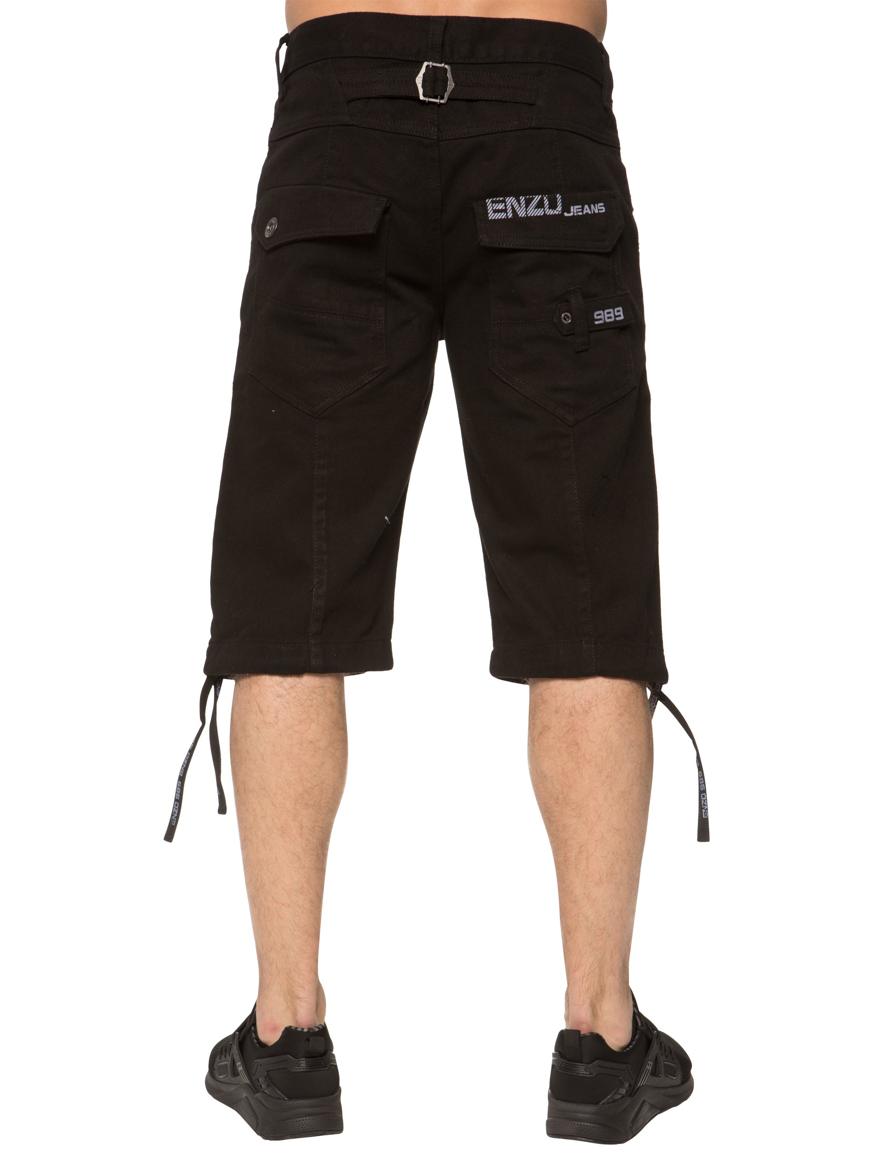 EZS243 - EZS244 Copy of Enzo | Mens Cargo Denim Shorts ENZO RAWDENIM