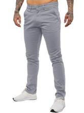 EZ348 NEW Enzo | Mens Slim Fit Stretch Chino Trousers ENZO RAWDENIM