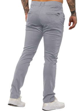 EZ348 NEW Enzo | Mens Slim Fit Stretch Chino Trousers ENZO RAWDENIM