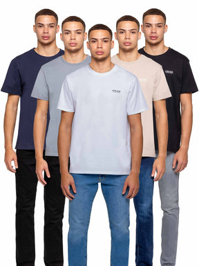 Kruze | Mens Short Sleeves T-shirts 5 Pack