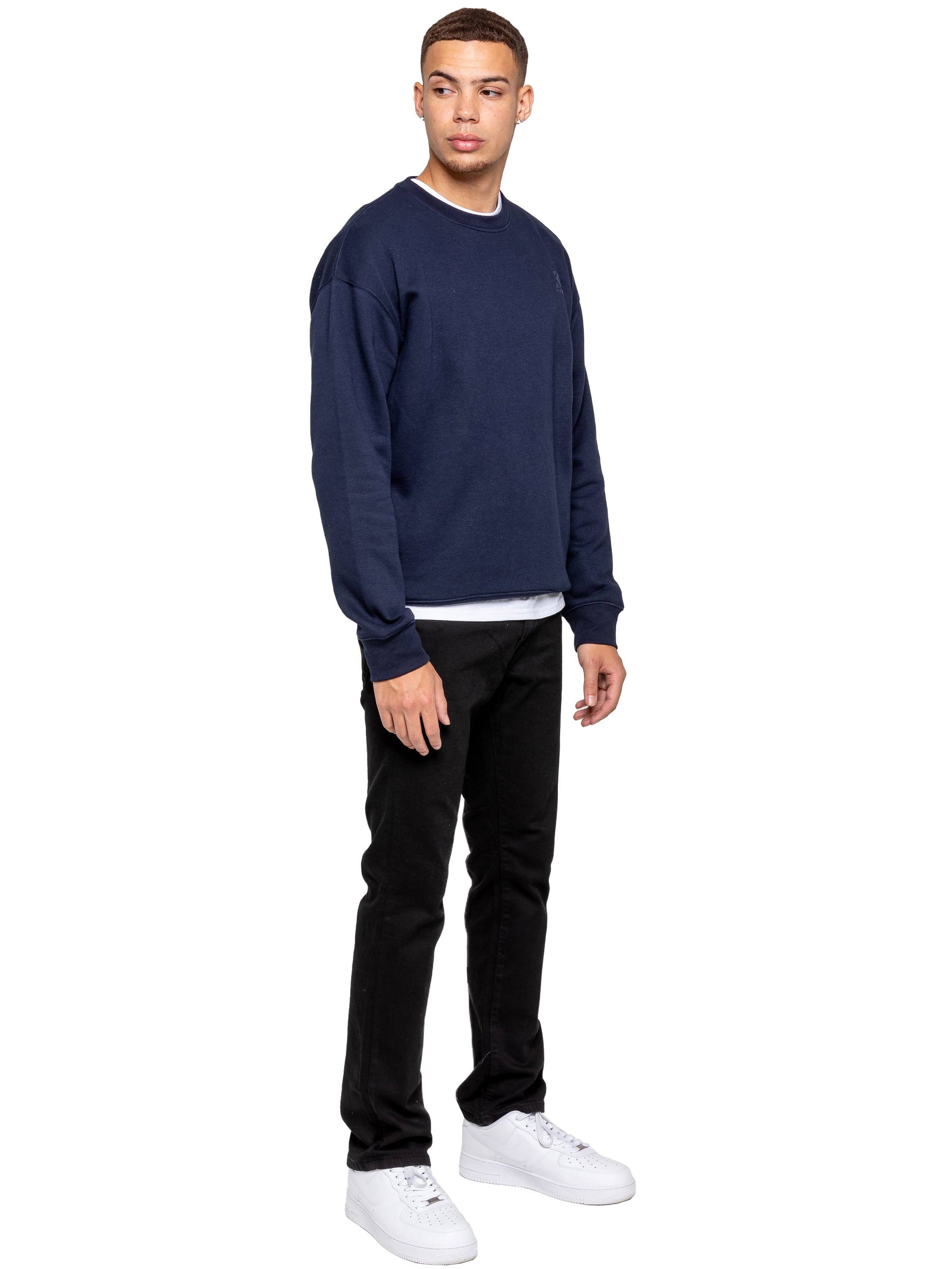 Kruze | Mens Fleece Hooded Sweatshirt Top