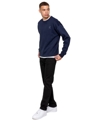 Kruze | Mens Fleece Hooded Sweatshirt Top