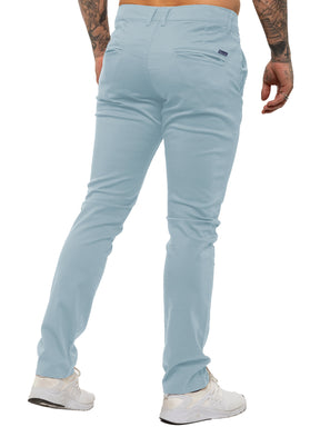 EZ348 NEW Enzo | Mens Slim Fit Stretch Chino Trousers ENZO RAWDENIM