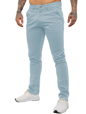 EZ348 NEW Enzo | Mens Slim Fit Stretch Chino Trousers ENZO RAWDENIM