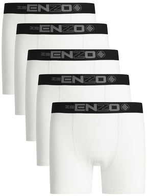 Enzo | Mens Designer Boxer Shorts Set 5 Pack