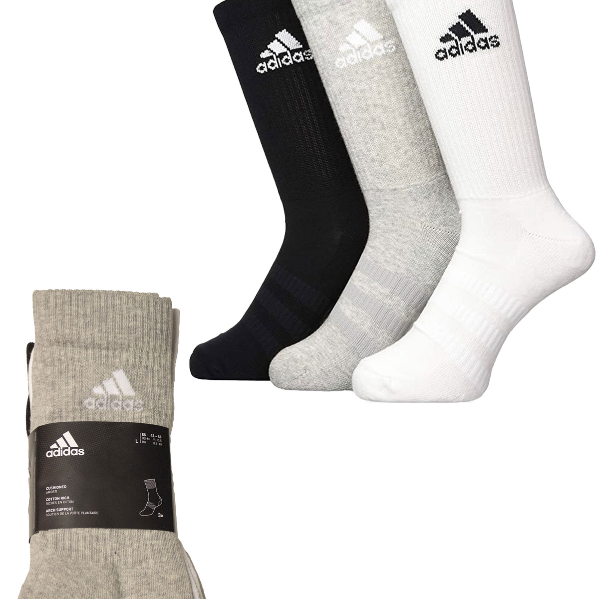 Adidas Mens Crew Socks