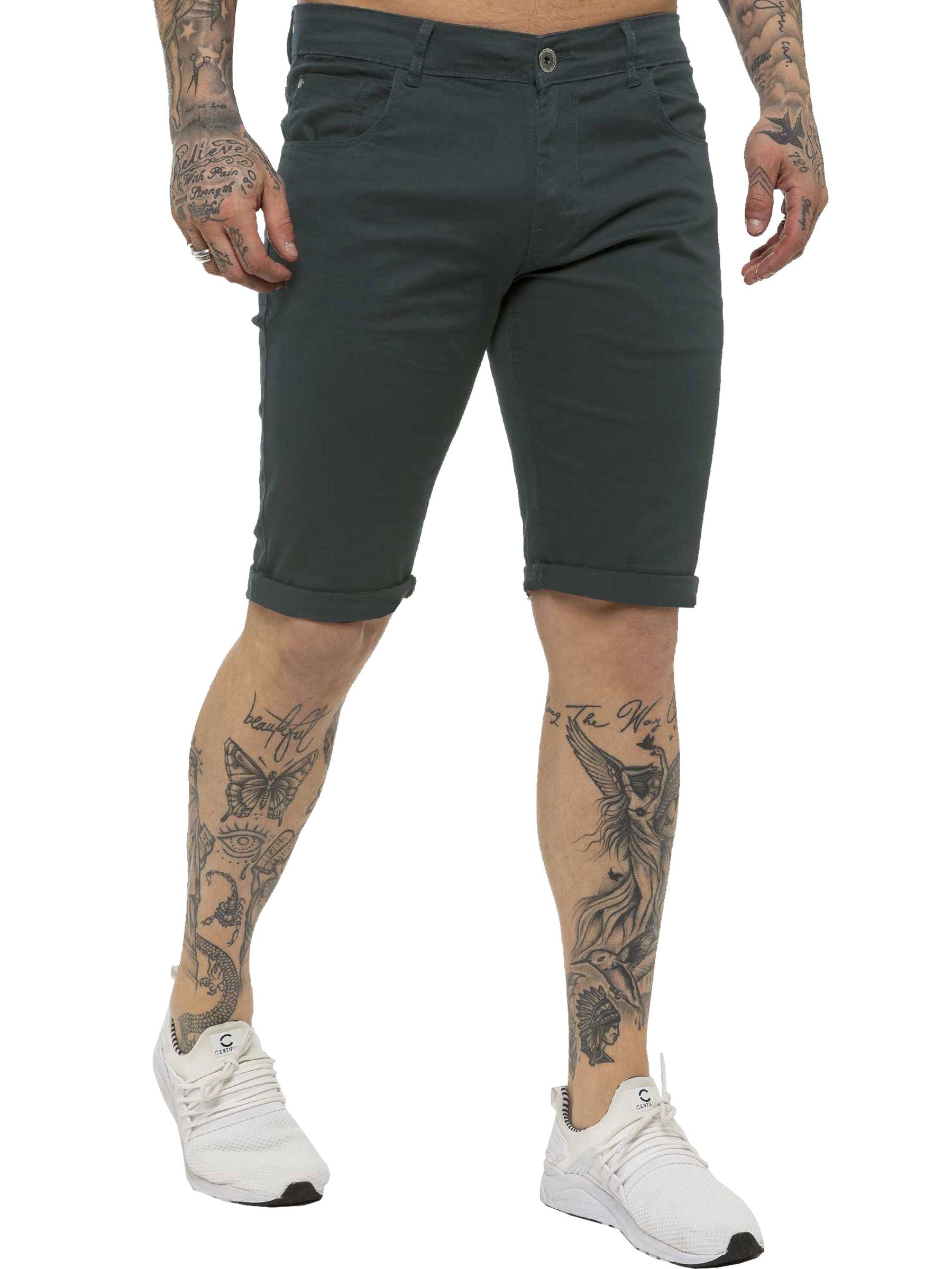 Kruze | Mens Slim Fit Chino Shorts