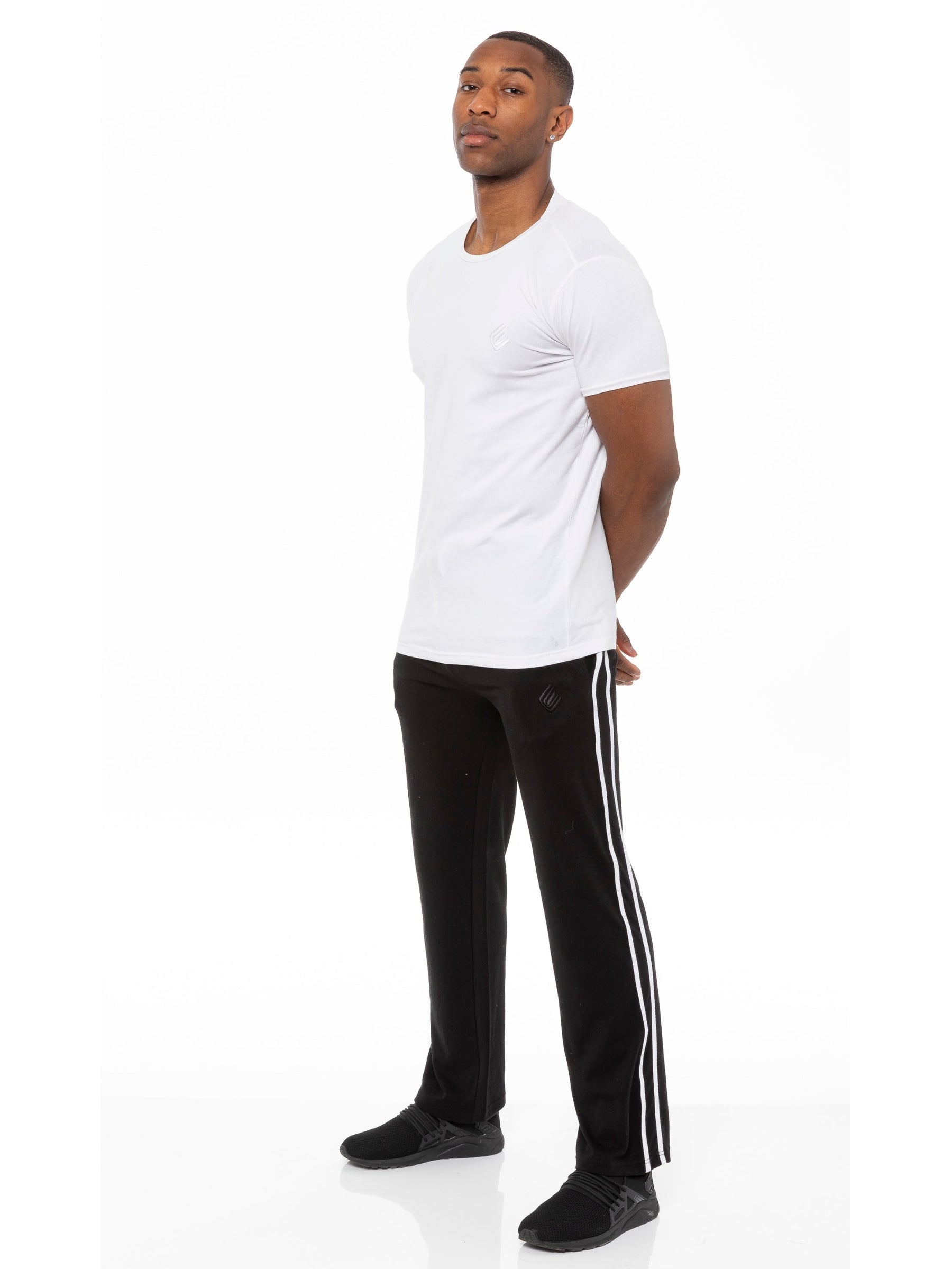 EZPL586 Mens Casual Striped Pyjama Lounge Pants | ENZO Designer Menswear ENZO RAWDENIM