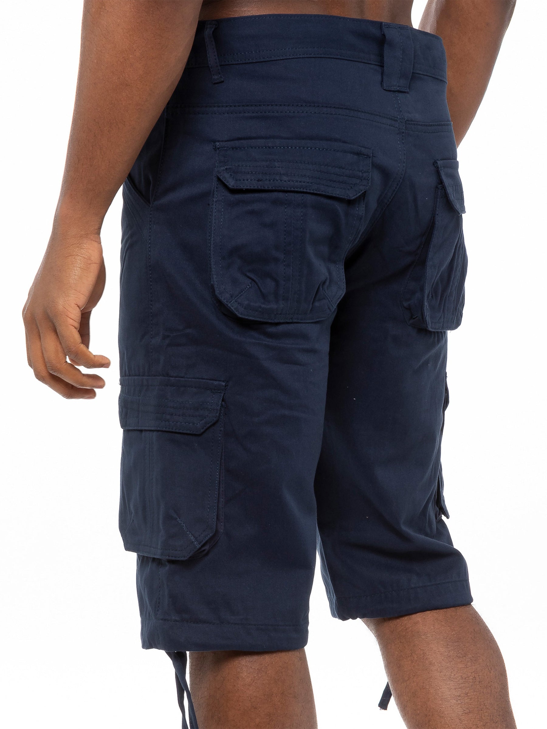 EZS405 Copy of Enzo Mens Cargo Combat Shorts  | Enzo Designer Menswear ENZO RAWDENIM