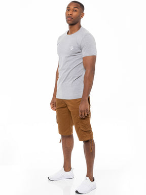 EZS405 Copy of Enzo Mens Cargo Combat Shorts  | Enzo Designer Menswear ENZO RAWDENIM