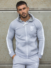 BHD01T SCALE TAPE Scale Zipped Tracksuit Hood With Tape Detail | Bound By Honour Bound By Honour RAWDENIM