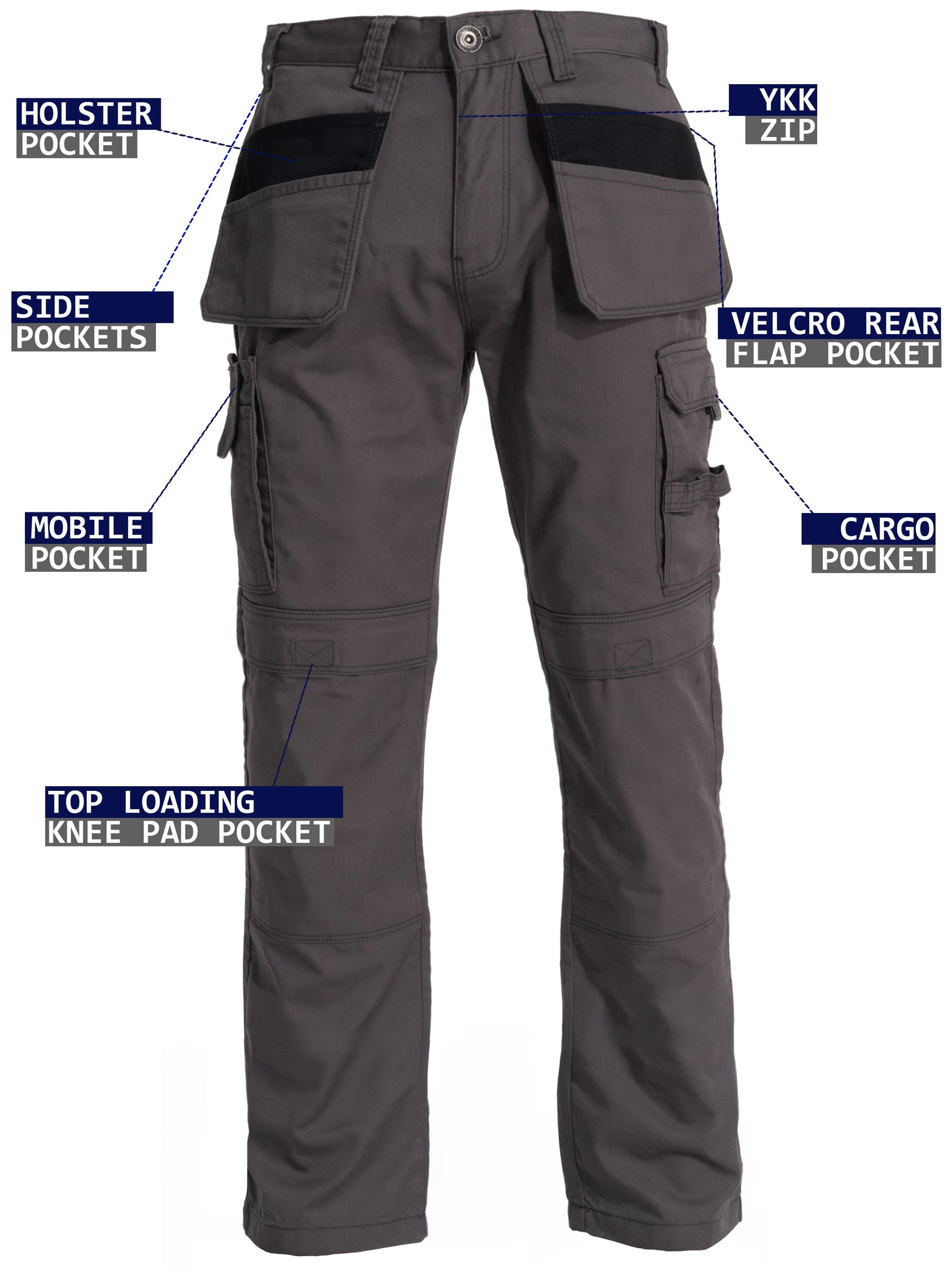 Blue Circle | Mens Cargo Work Pants