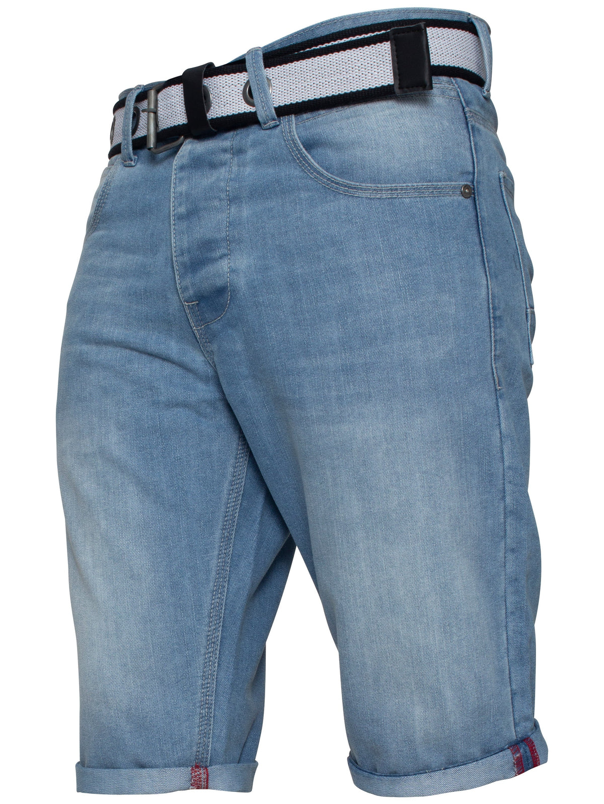Cassady Shorts Copy of Mens APT Dark Blue Slim Fit Denim Shorts | APT Designer Menswear APT RAWDENIM
