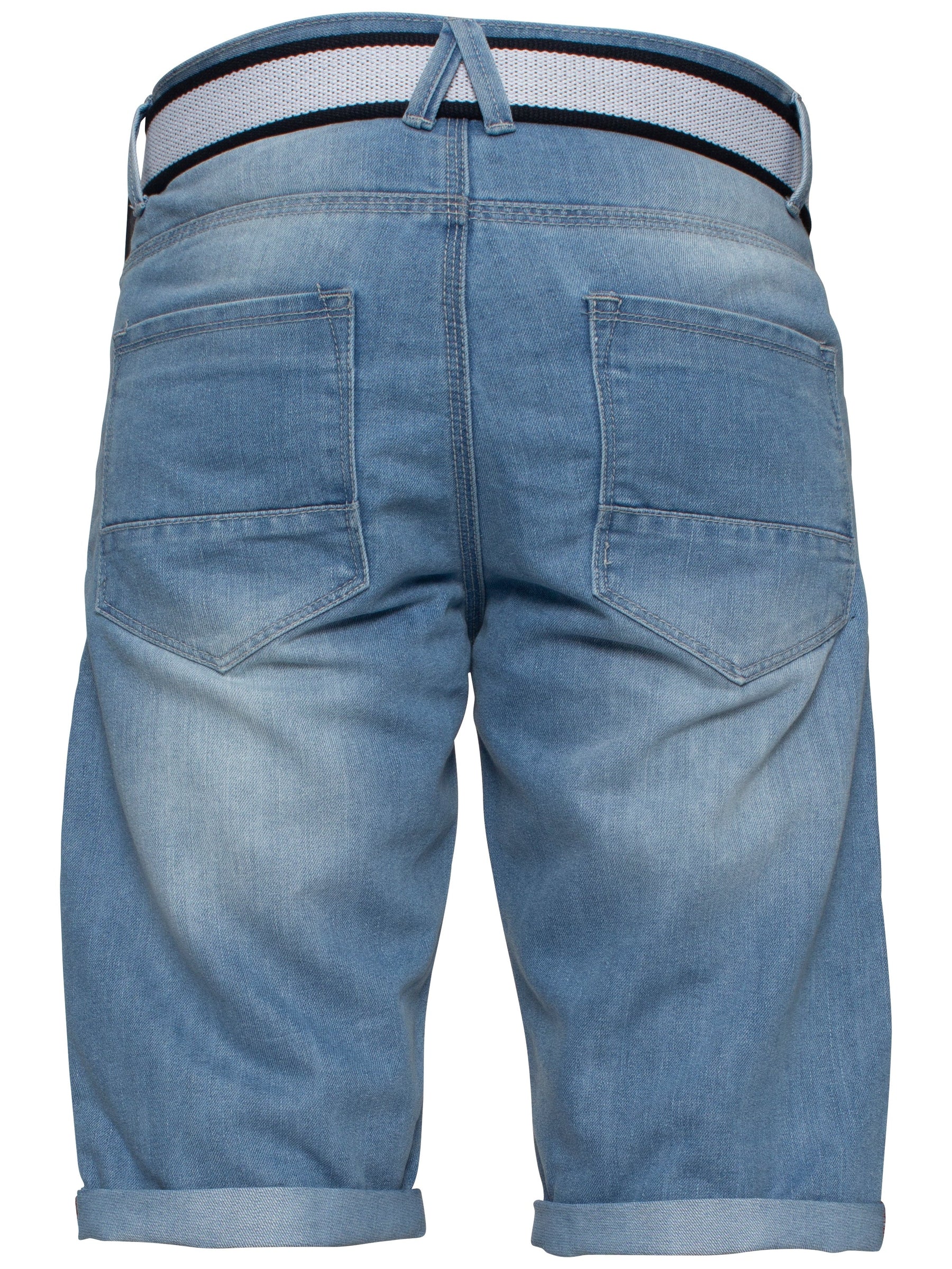 Cassady Shorts Copy of Mens APT Dark Blue Slim Fit Denim Shorts | APT Designer Menswear APT RAWDENIM
