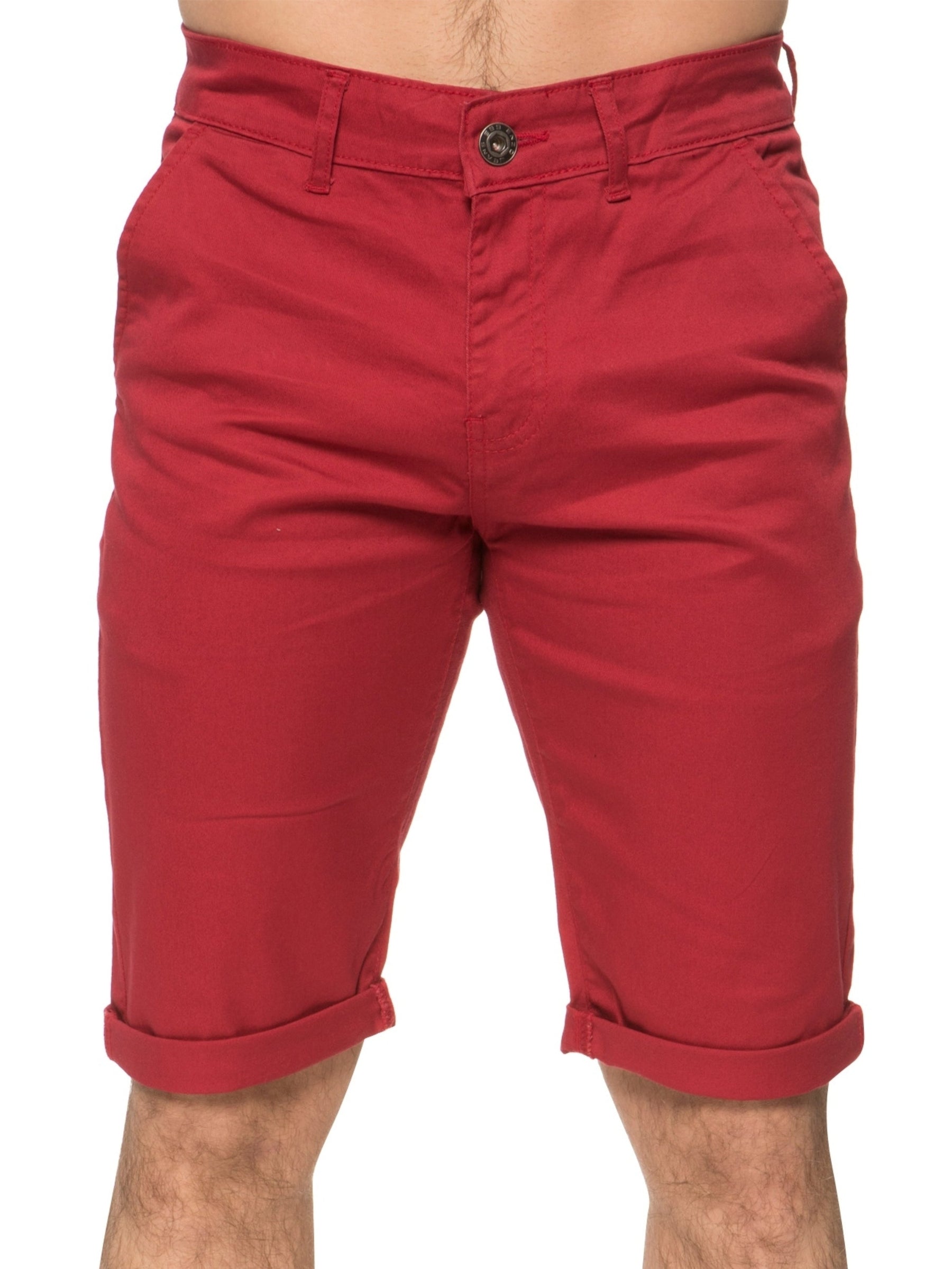 EZS348 Copy of Mens Slim Fit Stretch Chino Shorts | Enzo Designer Menswear ENZO RAWDENIM